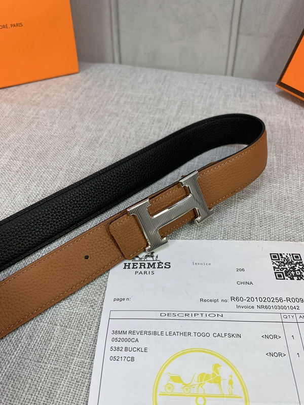 エルメス激安ベルト角部分ディテール